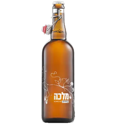 בירה מלכה בהירה 750 מ"ל