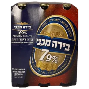שישיית מכבי 7.9% 330 מ"ל